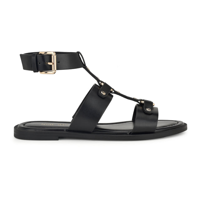 nine west Jouise Ankle Strap Flat Sandals