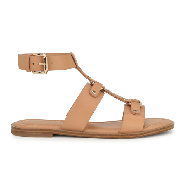 nine west Jouise Ankle Strap Flat Sandals