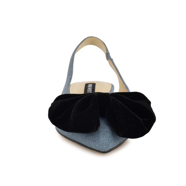 Nine West Junnie Bow Slingback Flats