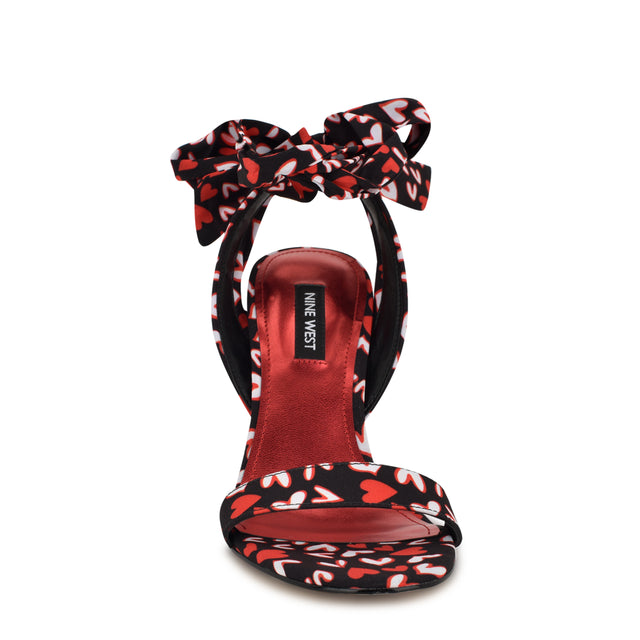 Nine West Kelsie Ankle Wrap Heeled Sandals
