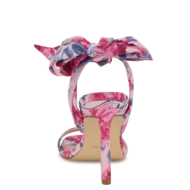 Nine West Kelsie Ankle Wrap Heeled Sandals