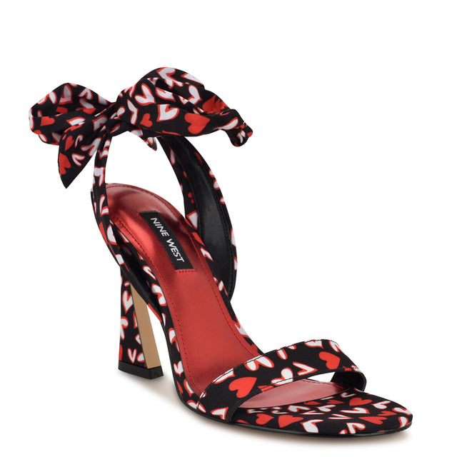 Nine West Kelsie Ankle Wrap Heeled Sandals