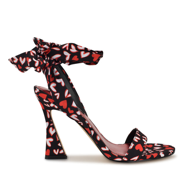 nine west Kelsie Ankle Wrap Heeled Sandals