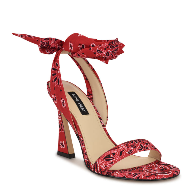 Nine West Kelsie Ankle Wrap Heeled Sandals