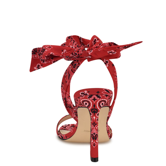 Nine West Kelsie Ankle Wrap Heeled Sandals