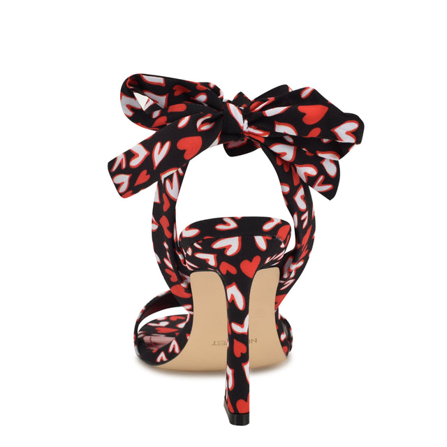 Nine West Kelsie Ankle Wrap Heeled Sandals