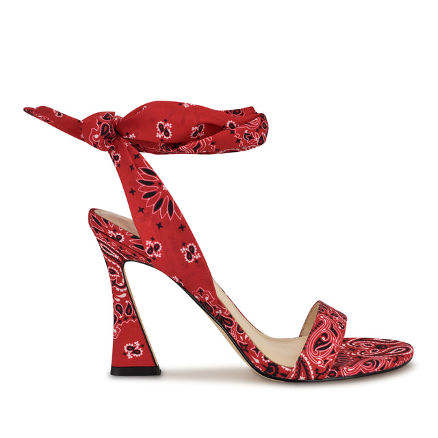 nine west Kelsie Ankle Wrap Heeled Sandals