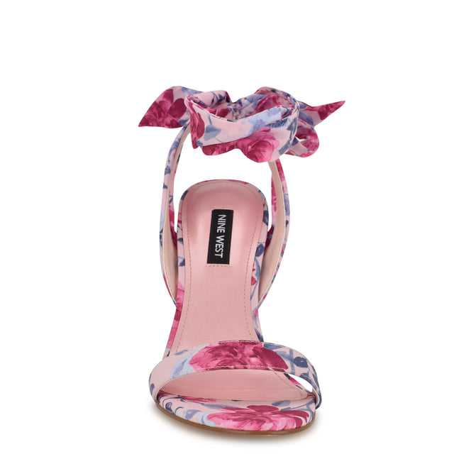 Nine West Kelsie Ankle Wrap Heeled Sandals
