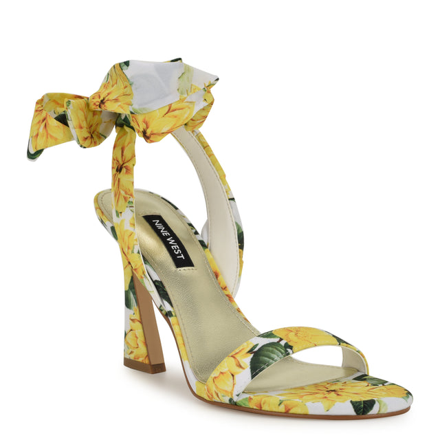Nine West Kelsie Ankle Wrap Heeled Sandals