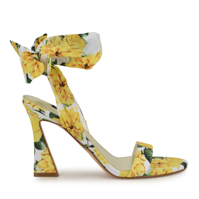 nine west Kelsie Ankle Wrap Heeled Sandals