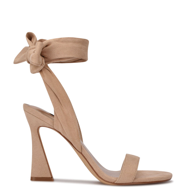 nine west Kelsie Ankle Wrap Heeled Sandals