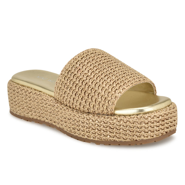 Nine West Keziah Flatform Slide Sandals