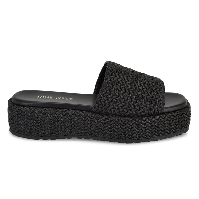 nine west Keziah Flatform Slide Sandals