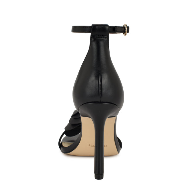 Nine West Kharm Rosette Ankle Strap Sandals