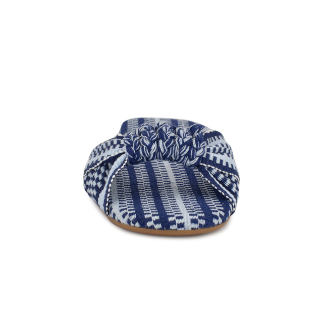 Nine West Lalta Knotted Flat Slide Sandals