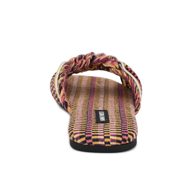 Nine West Lalta Knotted Flat Slide Sandals