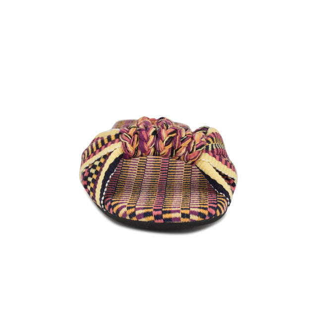 Nine West Lalta Knotted Flat Slide Sandals