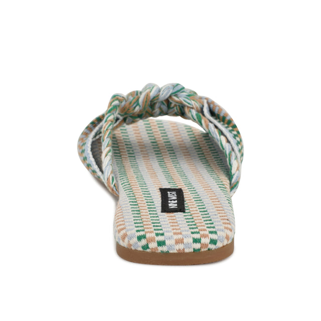 Nine West Lalta Knotted Flat Slide Sandals