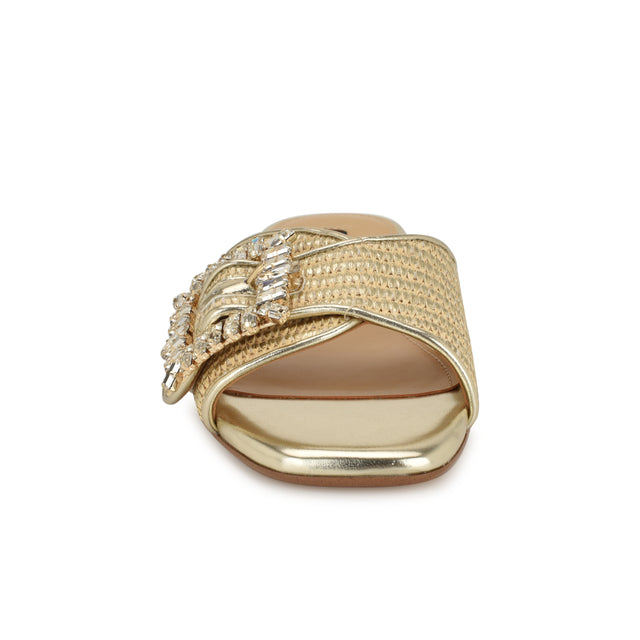 Nine West Laniey Flat Slide Sandals