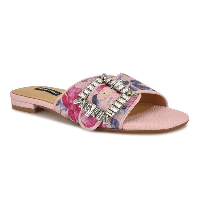 Nine West Laniey Flat Slide Sandals