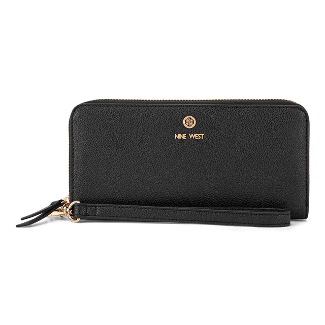 nine west Lockup 9S Zip Around With Wristlet