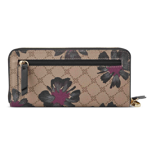 Nine West Lockup 9S Zip Around With Wristlet