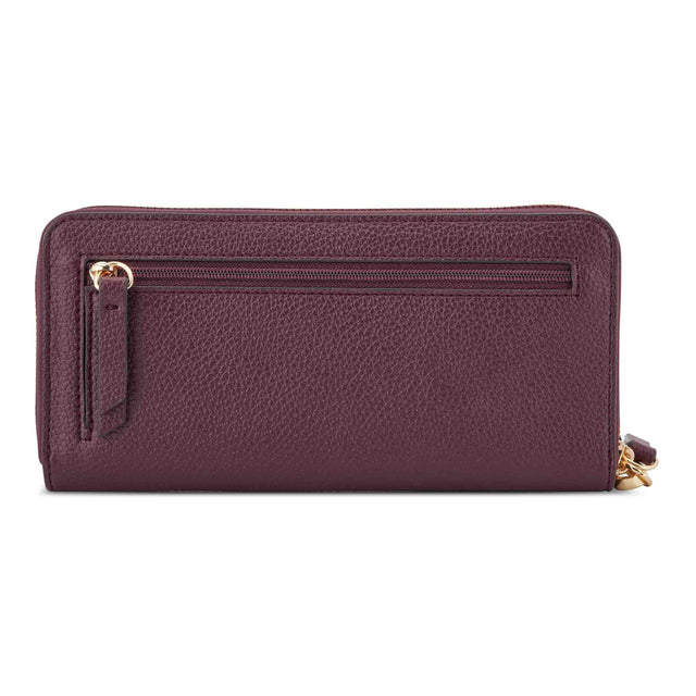 Nine West Lockup 9S Zip Around With Wristlet