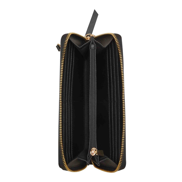 Nine West Lockup 9S Zip Around With Wristlet