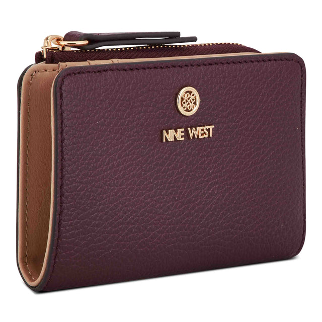 Nine West Lockup 9S Zip Card Case