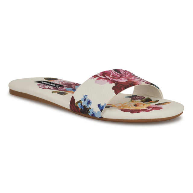 Nine West Lolipop Flat Slide Sandals