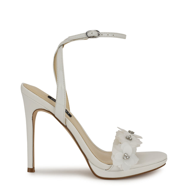 nine west Lovely Flower Platform Sandals