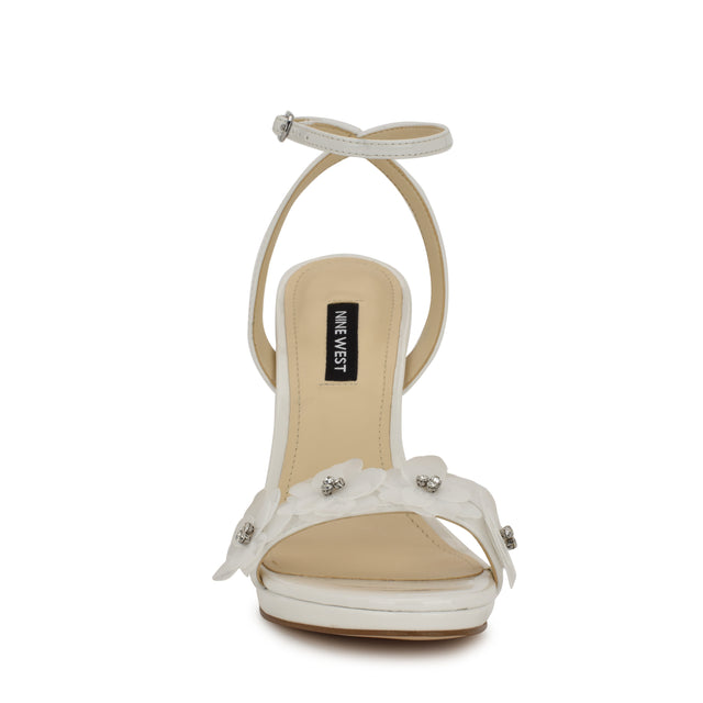 Nine West Lovely Flower Platform Sandals