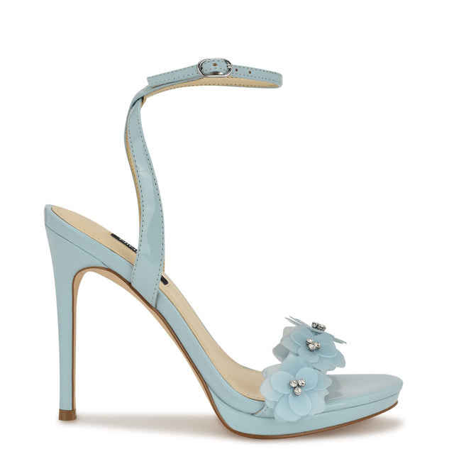 nine west Lovely Flower Platform Sandals