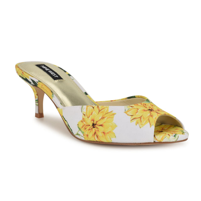 Nine West Luvlie Heeled Slide Sandals