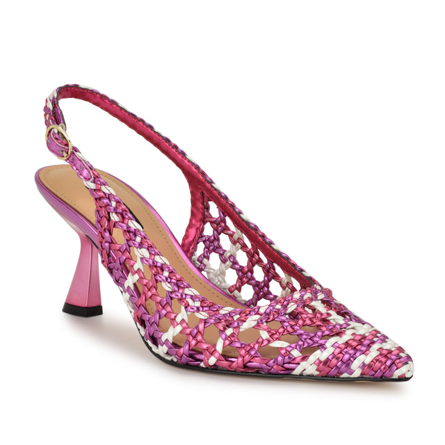 Nine West Madalene Woven Slingbacks