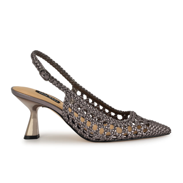 nine west Madalene Woven Slingbacks