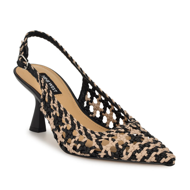 Nine West Madalene Woven Slingbacks