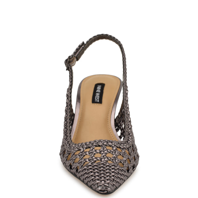 Nine West Madalene Woven Slingbacks