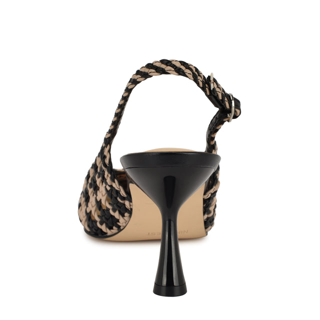 Nine West Madalene Woven Slingbacks