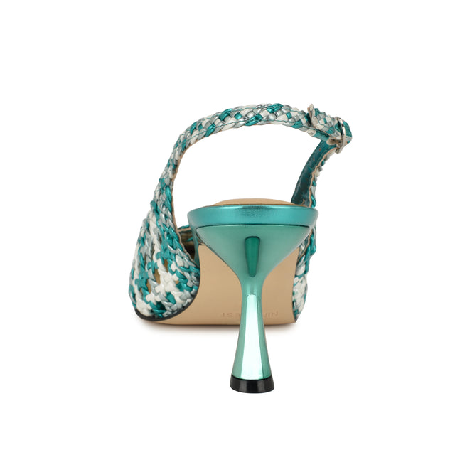 Nine West Madalene Woven Slingbacks