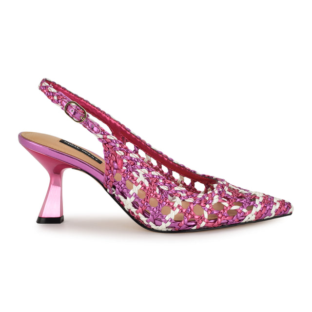 nine west Madalene Woven Slingbacks