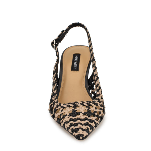 Nine West Madalene Woven Slingbacks