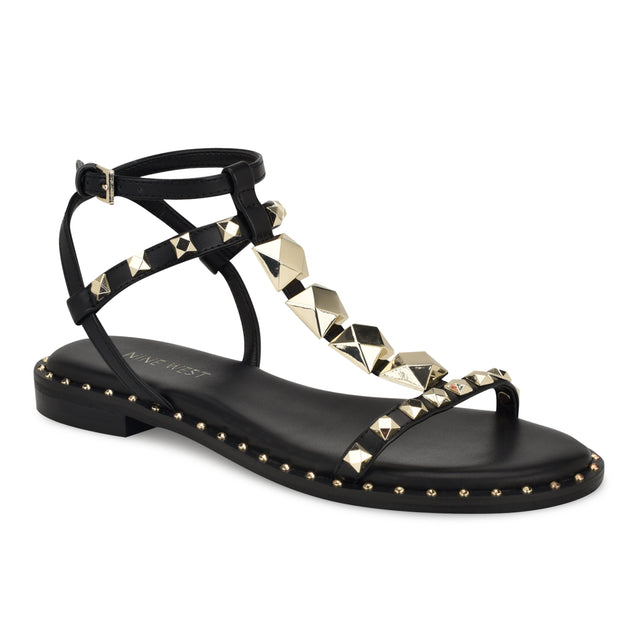 Nine West Marcila Studded Ankle Strap Sandals