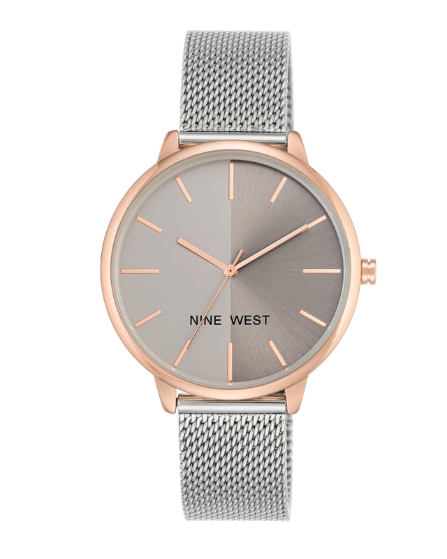 nine west Mesh Bracelet Watch