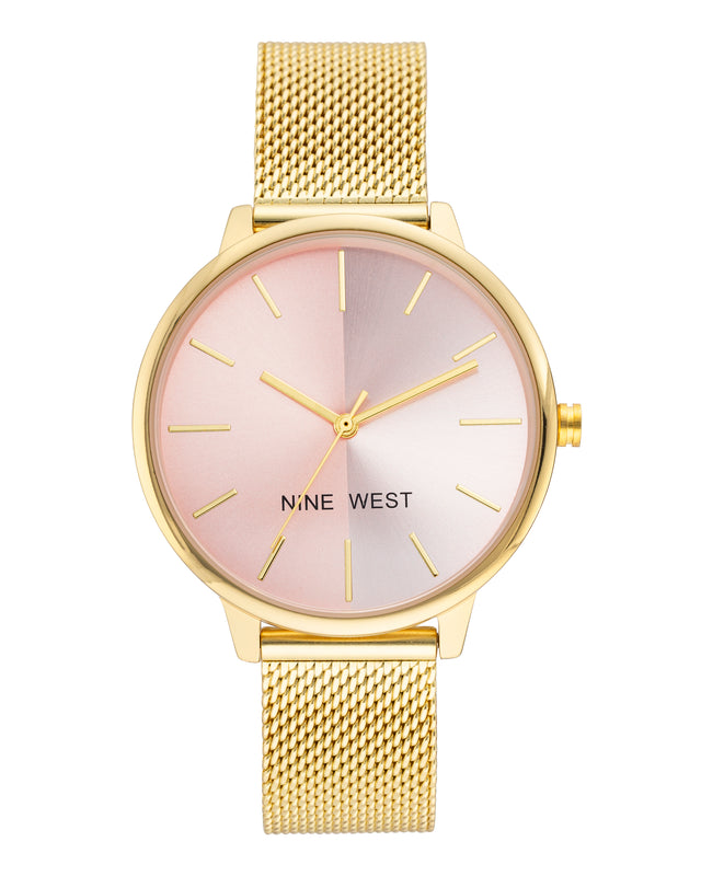 nine west Mesh Bracelet Watch