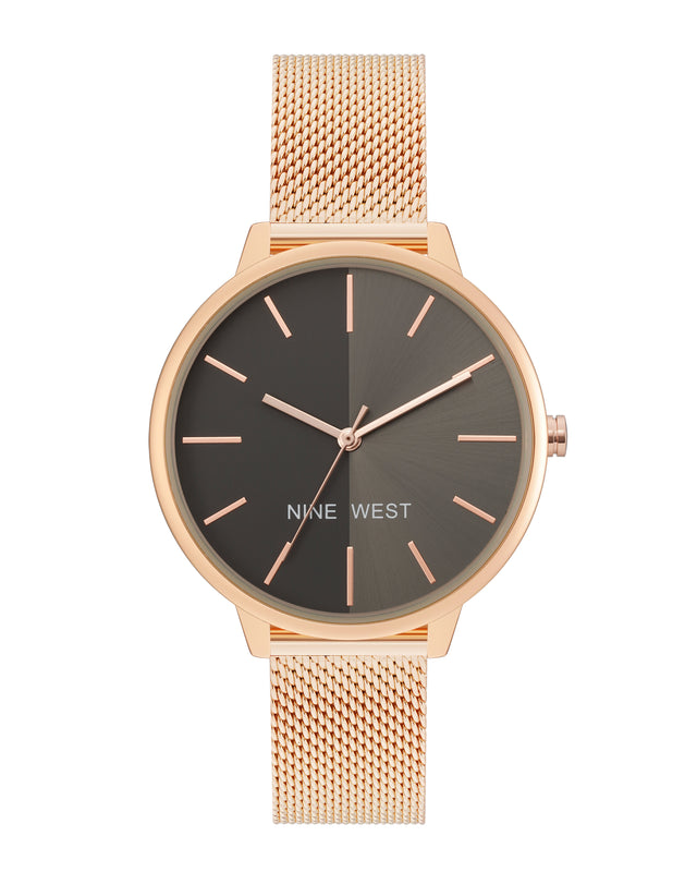 nine west Mesh Bracelet Watch