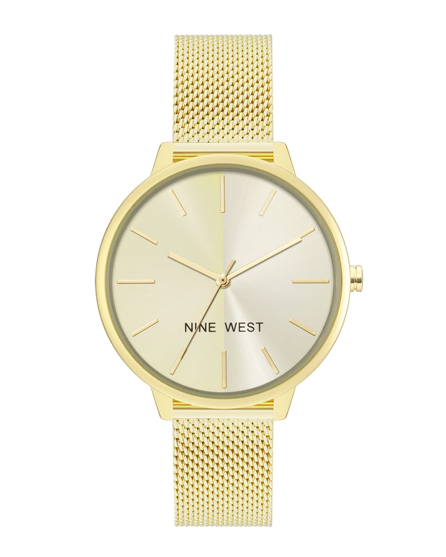 nine west Mesh Bracelet Watch