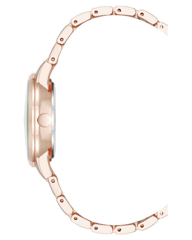 Nine West Minimalist Link Bracelet Watch