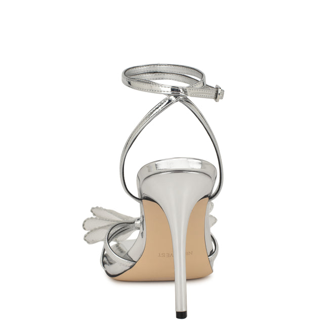 Nine West Minky Bow Heeled Sandals