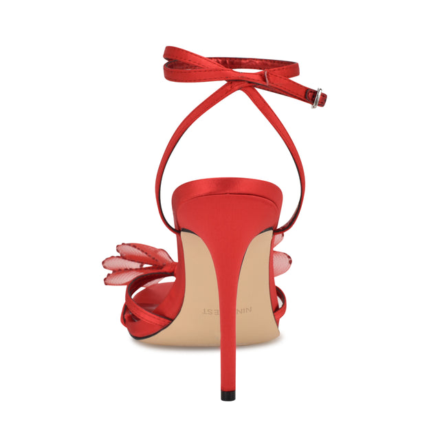 Nine West Minky Bow Heeled Sandals